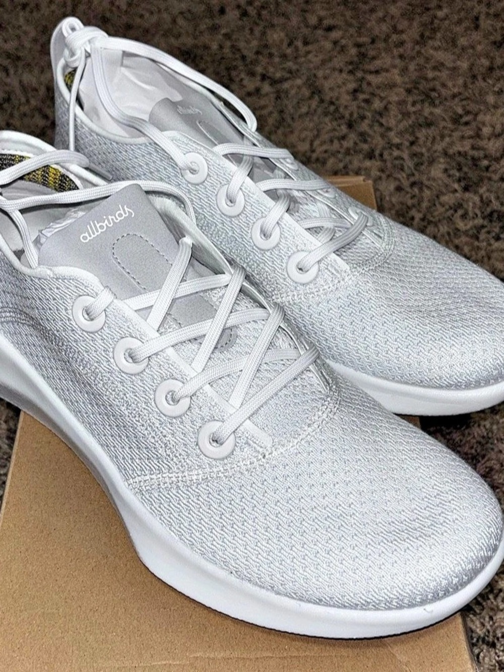 NIB Allbirds SuperLight TR Tree Runner Athletic Sneaker Women’s 11 Blizzard